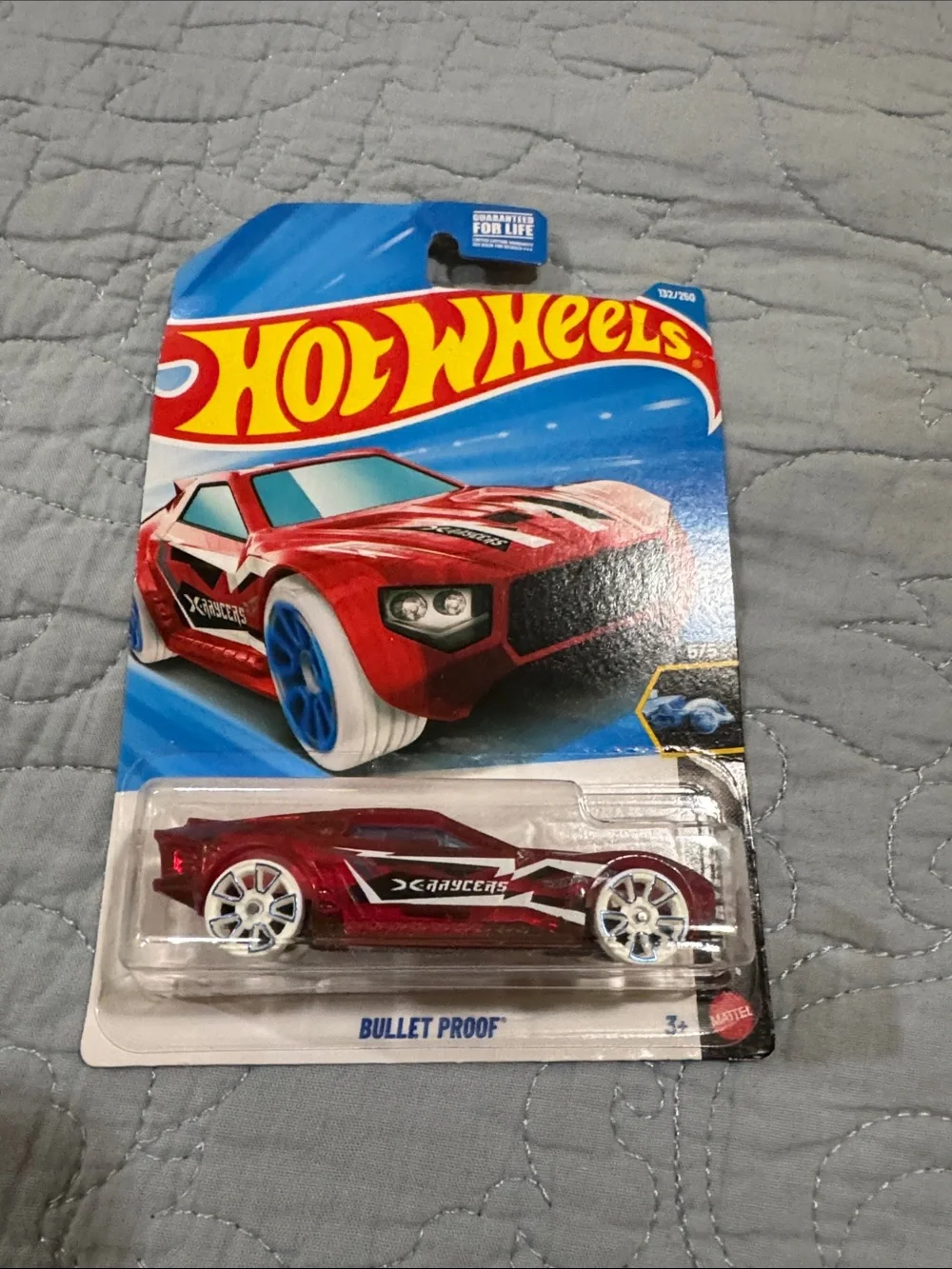 Hot Wheels Bullet Proof Red Die-Cast Toy Car